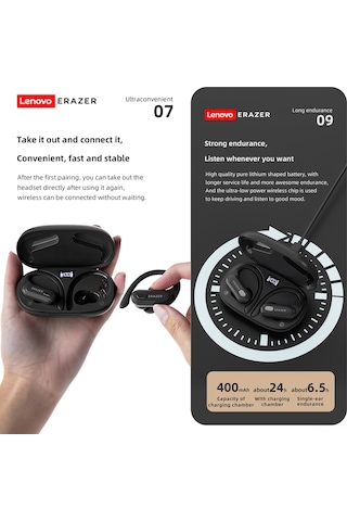 Teltree Erazer Xt60pro Kablosuz Kulaklık: Bt5.3, Gürültü Önleme, Su Geçirmez Spor Kulaklığı, Dijital Ekran Ve Mikrofon