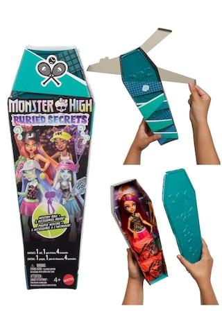 Monster High Gizemli Sırlar 4 - Tenis Kortu Serisi Sürpriz Paket Hyv64 Çok Renkli