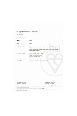 Vulcon Cs 200 Mavi Tulum Sms Kumaş Tip 5 Tip 6 Ce Belgeli