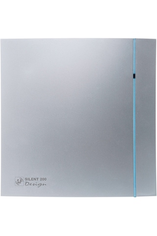 Silent-200 Crz Silver Design Zaman Ayarlı Sessiz Banyo-Wc Fanı
