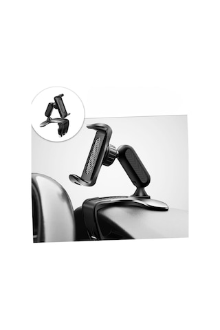 Polham 360 Derece Dönebilen Gösterge Paneli Üzeri Telefon Tutucu, Güneşlik Ve Gösterge Panel Uyumlu