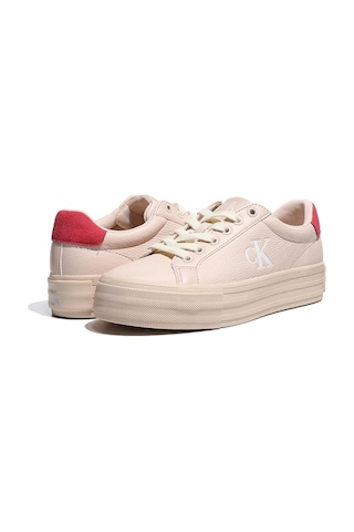 Calvin Klein Kadın Pembe Logolu Sneakers Pembe