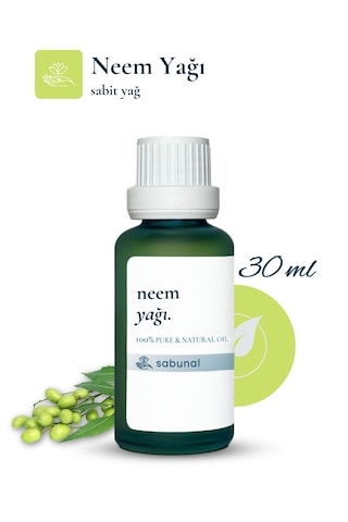 Sabunal Neem Yağı 30 ML Doğal Cilt Ve Saç Bakım Yağı