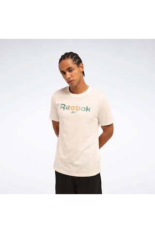 Reebok Sumth Tee Erkek Beyaz Tişört Beyaz