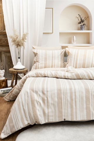 Çift Kişilik 200 X 220 Cm Ranforce Nevresim Takımı - Brendon Kahv