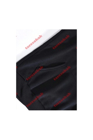 Startmore Tarzsokak Cottagecore Tarzı Sukulent Teslim Olmak Desen Erkekler Hoody Cep Vintage Üst Rahat Gevşek Yum Siyah