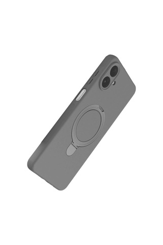 Samsung Galaxy A07 4g Regal Magsafe Standlı Kapak - Titan Gri