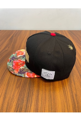 Hamze Amsterdam Nakışlı Hip Hop Snapback Rapper Unisex Cap Şapka Siyah
