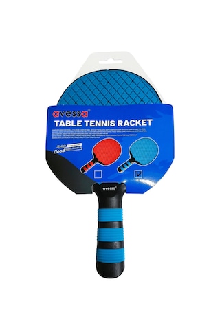 Özel Seri Set Spor Tekli Rak-1300 Rubber-pp Masa Tenis Raketi Mavi Renk