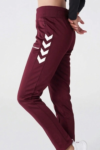 Hummel Beyaz Kadın Regular Fit Baskılı Eşofman Altı 931813 Hmlgenesa Pants Bordo
