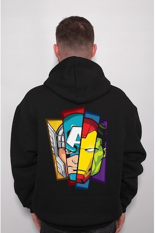 Marvel Süper Kahramanlar Sweatshirt Unisex Kapüşonlu Hoodie 001