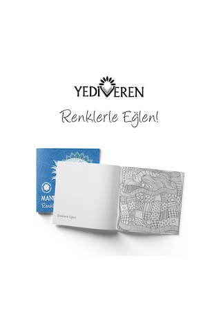 Mandala Büyükler Için Boyama Seti - 3 Kitap