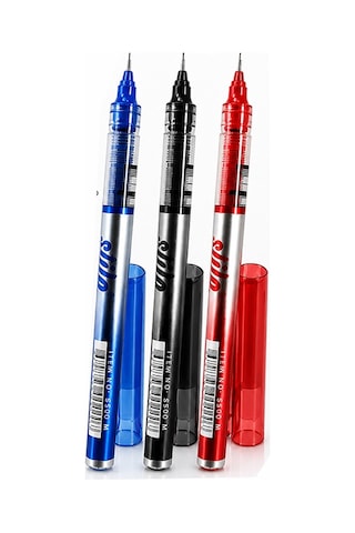 Kırmızı Pilot Kalem İğne Uçlu 2 Adet Stilo Pilot Kalem 0.5mm İnce Uçlu Pilot Kalem Likit Mürekkepli Pilot Kalem