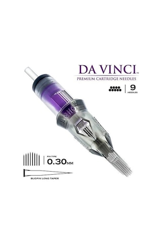 Bishop Davinci V2 1009 Cmlt Curved Magnum Bugpin Long Taper Kartuş Dövme İğnesi