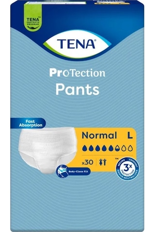Tena Pants 5.5 Damla Normal Emici Külot Hasta Bezi L 4 x 30'lu Tena Pants 5.5 Damla Normal Emici Külot Hasta Bezi L 4 x 30'lu