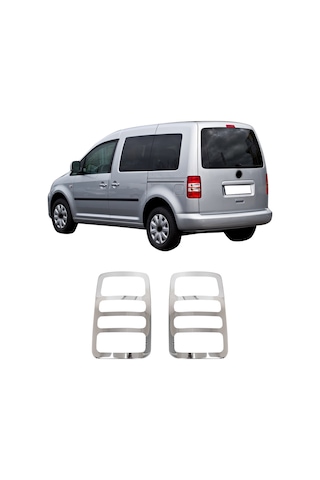 Volkswagen Caddy Uyumlu 2003-2014 Stop Çerçevesi 2 Parça Abs Krom Kaplama