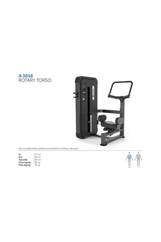 Profitness A3018 Rotary Torso