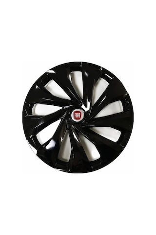 Fiat Punto Uyumlu 15 Inç 4 Adet Piano Black Siyah Jant Kapağı Takımı