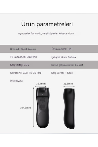 Seigawa Ultrasonik Köpek Kovucu Havlayan Jel