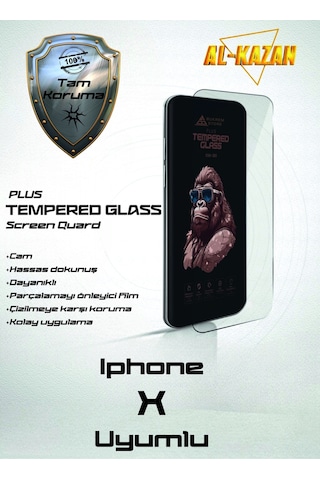 Pp Apple Uyumlu iPhone X Kırılmaz Ekran Koruyucu Ultra İnce, Anti Çizik & Darbeye Dayanıklı Korumalı 53070413