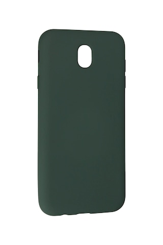 Newface - 534 - Samsung Galaxy Uyumlu J7 Pro / J730 Kılıf Nano İçi Kadife Silikon - - Csmo-tex - Koyu Yeşil