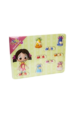 Niloya Ahşap Puzzle - Kıyafetlerim Niloya Ahşap Puzzle - Kıyafetlerim