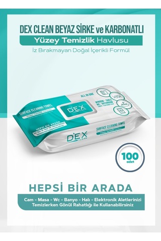 Dex Clean Yüzey Temizlik Havlusu 100'lü x 6