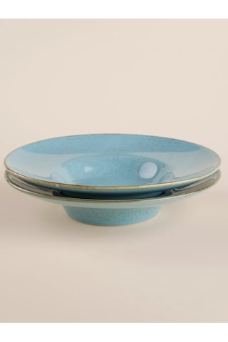 Sl Home 2'li Derin Tabak Seti "azul" 160 Ml D 21,5 Cm 200580851 Açık Mavi