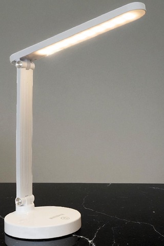 Şarjlı Taşınabilir Mandallı Masa Lambası Siyah