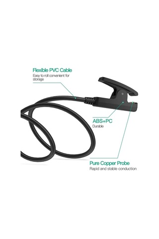 Şarj Cihazı Garmin Yaklaşımı S20/g10 Forerunner 630/230/235/30/35/645 Müzik Aksesuarları Değiştirme İçin Usb Şarj Kablosu Klipsi