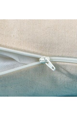 Evidea Soft Nakışlı Püsküllü Kırlent - Ekru / Kiremit - 40x40 Cm Ekru / Kiremit