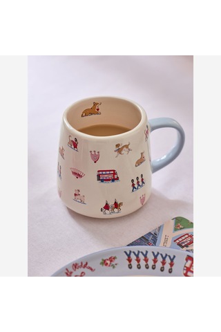 London Billie Krem Stoneware Kupa 340 Ml