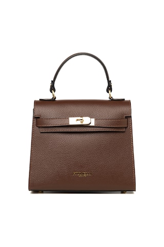 D223 Chocolate Portföy Çantası Kadın Katıa Piumelli Milano Bag D223 Chocolate