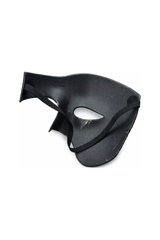 Siyah Yarım Erkek Maske Phantom Parti & Balo Maskesi
