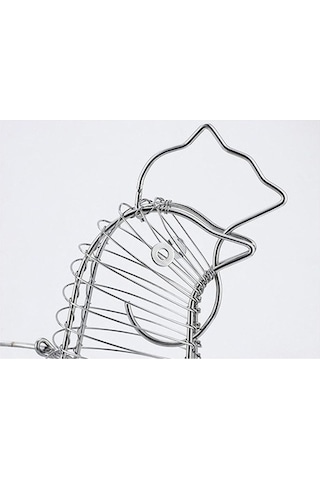 Tongxida Yumurta Vintage Tel Tavuk Tavuk Sepetleri Şekli Saplı Rustik Pt Metal Gümüş Depolama Bosphorusboutique Zr Gümüş Gümüş