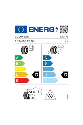 Goodyear 195/60R15 88H Ug 8 Kış Lastiği 2023
