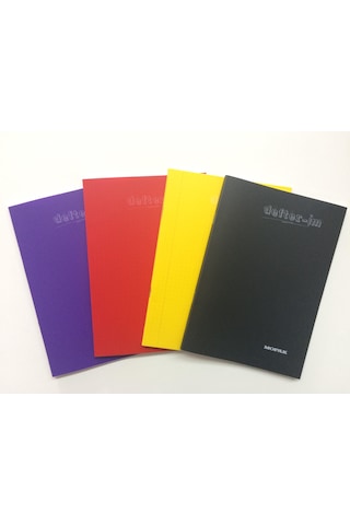 Mopak 100 Yaprak Çizgili A4 Defter Plastik Kapak