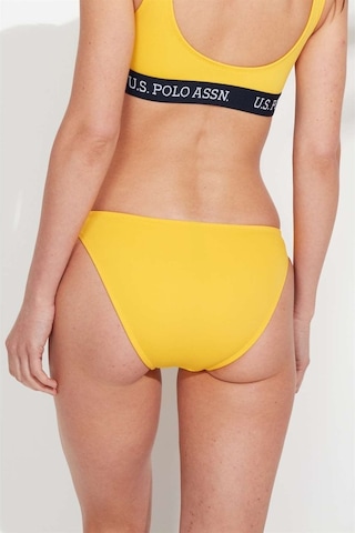 U.S. Polo Assn. Kadın Sarı İnce Kenar Bikini Alt 21510