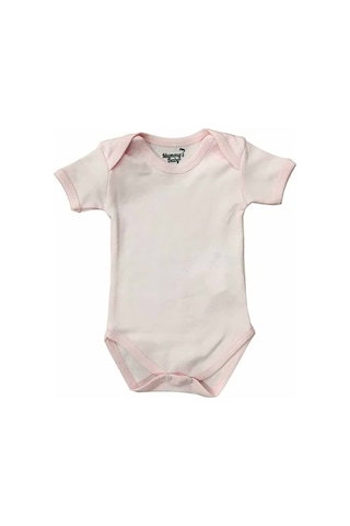 Mummy's Baby Kısa Kollu Çıtçıtlı Body Pembe