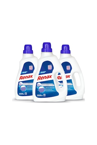 Renax Sıvı Çamaşır Deterjanı Beyaz Ve Renkli 3 x 2520 ML