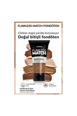 Avon Flawless Match Natural Likit Fondöten Spf20 30 ML Nude 228G