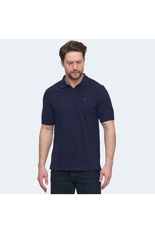 Lumberjack 5M MB CT953 POLO T SH 5FX Erkek Lacivert Tişört