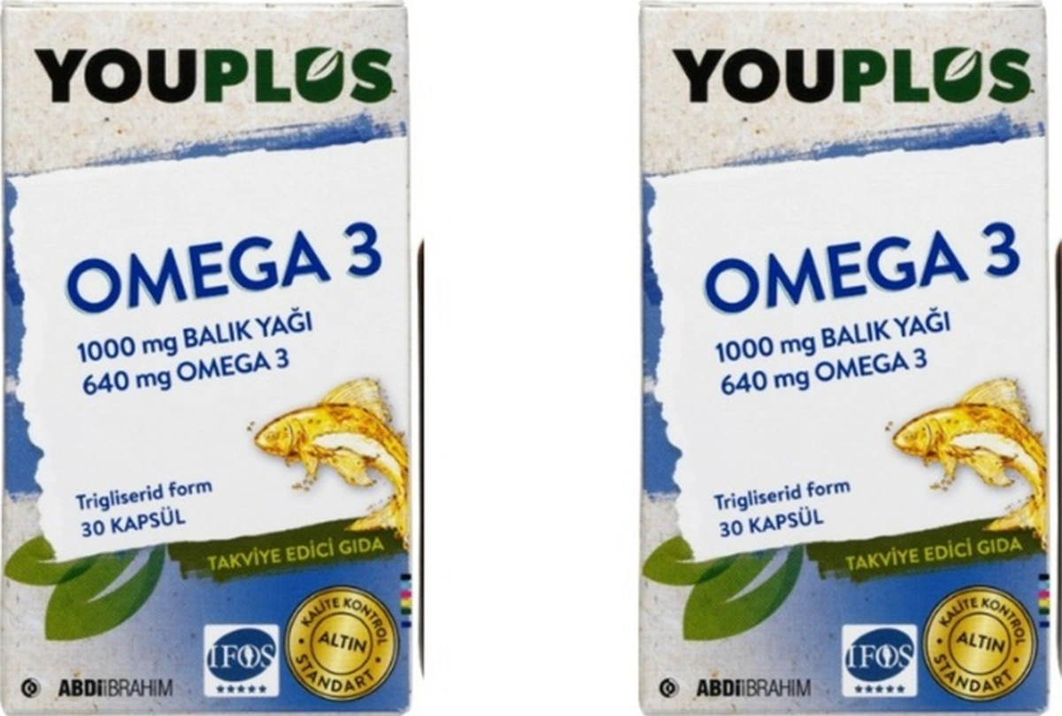 Youplus Omega-3 30 Kapsül 2 Adet