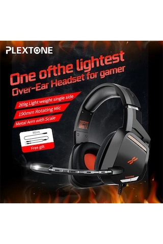 Plextone G800 3.5mm Teleskopik Kablolu Gaming Oyuncu Kulaklığı- 5775
