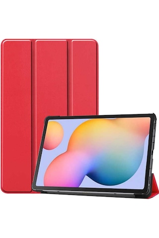 Samsung Galaxy Uyumlu Tab S7 Fe Lte T730 T735 T737 Kılıf Pu Deri Smart Standlı Case Kılıf
