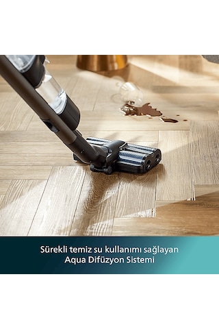 Philips Aqua Trio 9000 Seri XW9463/11 Islak & Kuru Temizlik Kablosuz Dikey Süpürge