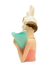 Vazo Maskeli Bayan 35cm