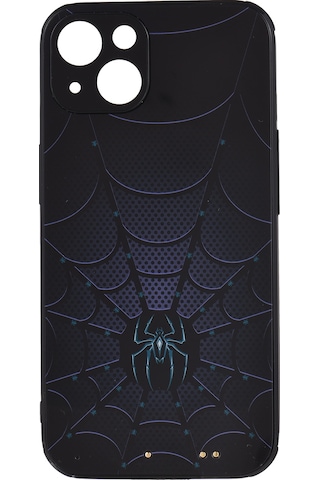 Vkemall İphone Uyumlu 13 İçin Şarj Edilebilir Kılıf - Örümcek Animasyonlu Işıklı, Çarpıklık Koruyucu Tpu+pc Koruma Kılıfı Model 1