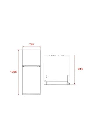 Teka RTF 54760 SS Inox Çift Kapılı No Frost Buzdolabı