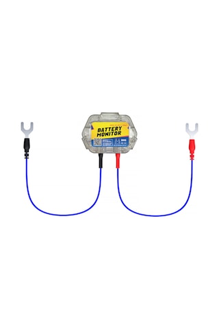 Lemestar 12v Araç Akü Monitörü - Gerçek Zamanlı Voltaj, Sıcaklık Ve Güç Takibi - Bluetooth Uyarı Sistemi